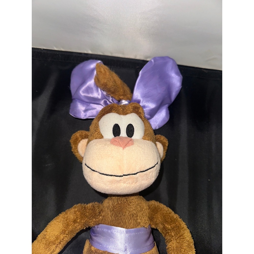 Disney Lilly Diabetes Coco the Monkey Plush Purple Bow Skirt Stuffed Animal 2015